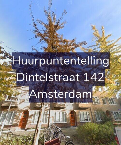 Foto gevel Huurpuntentelling voor Dintelstraat 142, Amsterdam