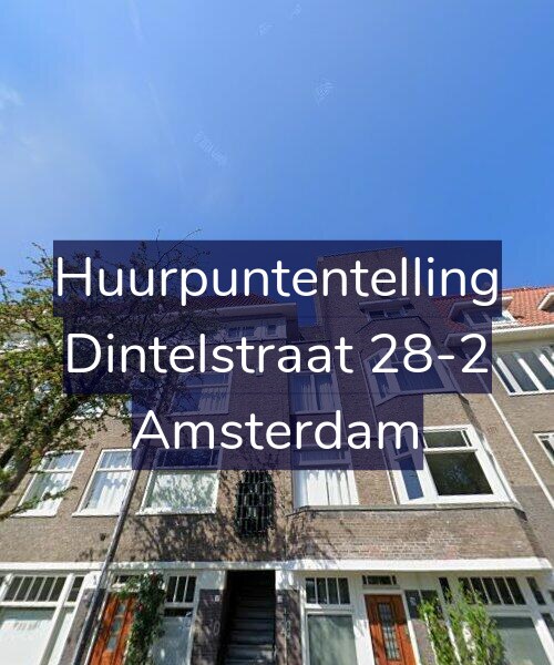 Foto gevel Huurpuntentelling voor Dintelstraat 28-2, Amsterdam