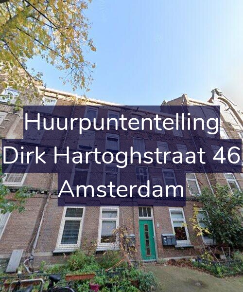 Foto gevel Huurpuntentelling voor Dirk Hartoghstraat 46, Amsterdam