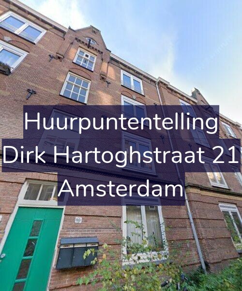Foto gevel Huurpuntentelling voor Dirk Hartoghstraat 21, Amsterdam