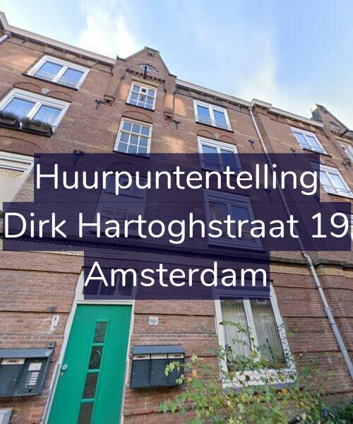 Foto gevel Huurpuntentelling voor Dirk Hartoghstraat 19, Amsterdam