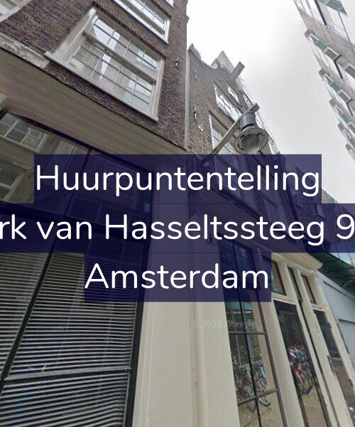 Foto gevel Huurpuntentelling voor Dirk van Hasseltssteeg 9-1, Amsterdam