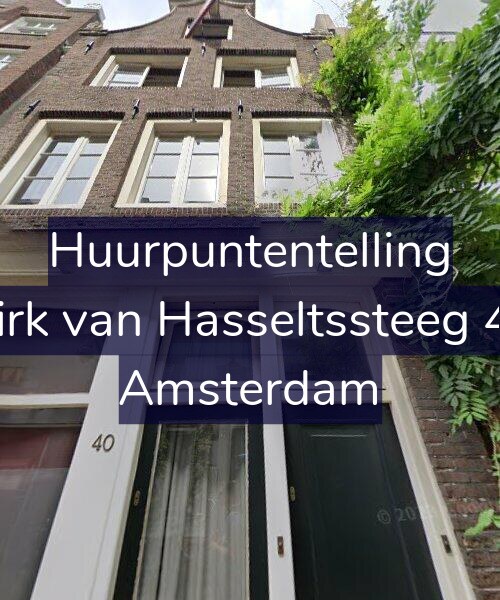 Foto gevel Huurpuntentelling voor Dirk van Hasseltssteeg 46, Amsterdam