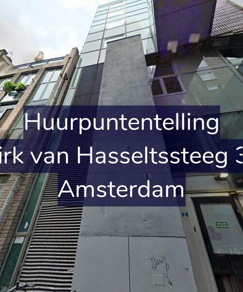Foto gevel Huurpuntentelling voor Dirk van Hasseltssteeg 32, Amsterdam
