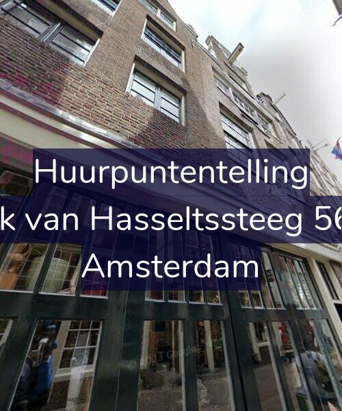 Foto gevel Huurpuntentelling voor Dirk van Hasseltssteeg 56-1, Amsterdam