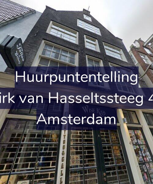 Foto gevel Huurpuntentelling voor Dirk van Hasseltssteeg 45, Amsterdam