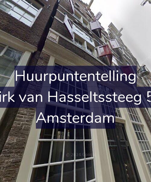 Foto gevel Huurpuntentelling voor Dirk van Hasseltssteeg 51, Amsterdam
