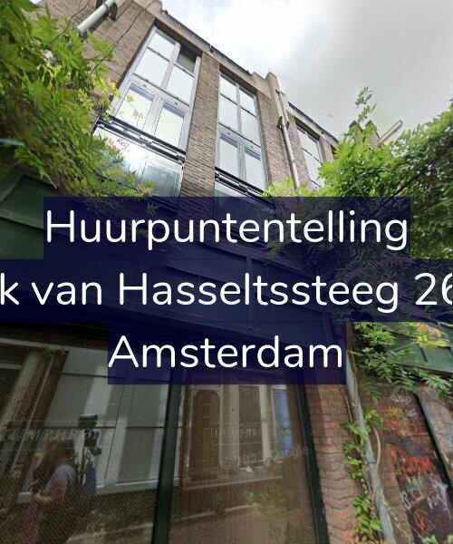 Foto gevel Huurpuntentelling voor Dirk van Hasseltssteeg 26-C, Amsterdam