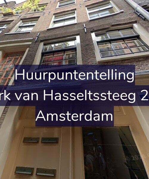 Foto gevel Huurpuntentelling voor Dirk van Hasseltssteeg 2-C, Amsterdam