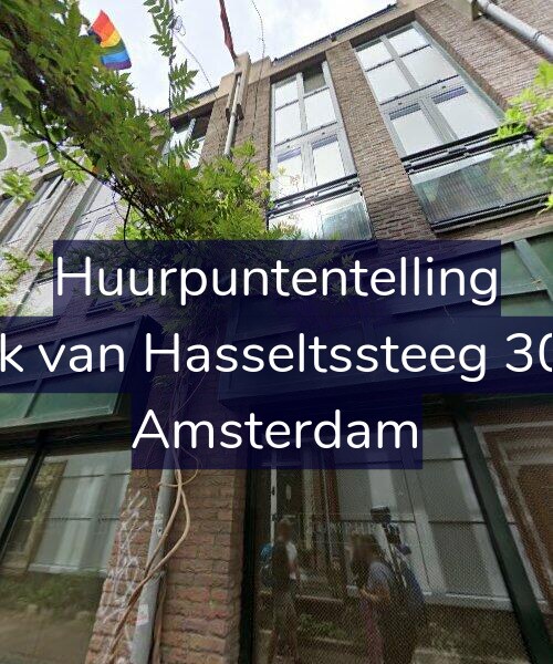 Foto gevel Huurpuntentelling voor Dirk van Hasseltssteeg 30-B, Amsterdam