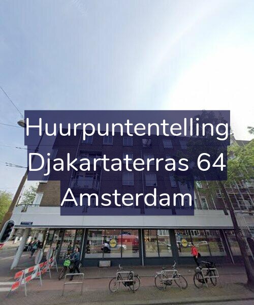 Foto gevel Huurpuntentelling voor Djakartaterras 64, Amsterdam