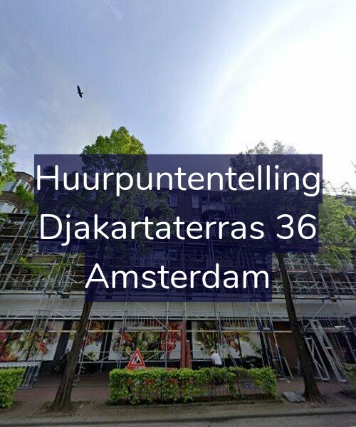 Foto gevel Huurpuntentelling voor Djakartaterras 36, Amsterdam