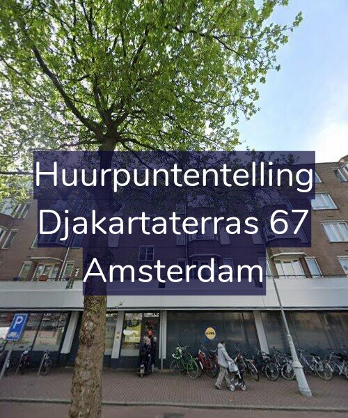Foto gevel Huurpuntentelling voor Djakartaterras 67, Amsterdam