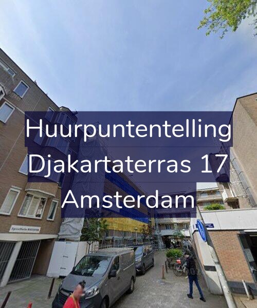 Foto gevel Huurpuntentelling voor Djakartaterras 17, Amsterdam