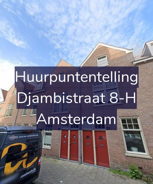 Foto gevel Huurpuntentelling voor Djambistraat 8-H, Amsterdam