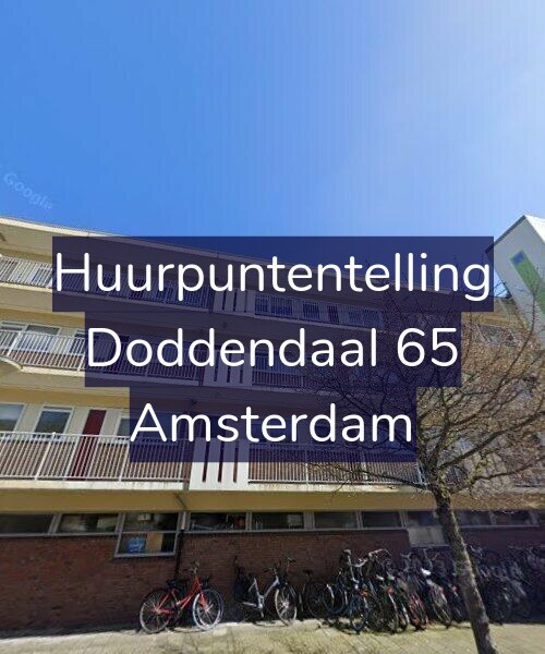 Foto gevel Huurpuntentelling voor Doddendaal 65, Amsterdam