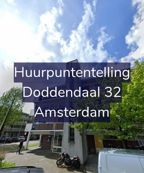 Foto gevel Huurpuntentelling voor Doddendaal 32, Amsterdam