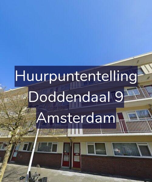 Foto gevel Huurpuntentelling voor Doddendaal 9, Amsterdam