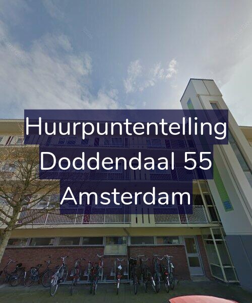 Foto gevel Huurpuntentelling voor Doddendaal 55, Amsterdam