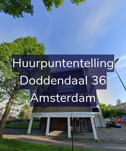 Foto gevel Huurpuntentelling voor Doddendaal 36, Amsterdam