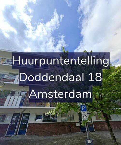 Foto gevel Huurpuntentelling voor Doddendaal 18, Amsterdam