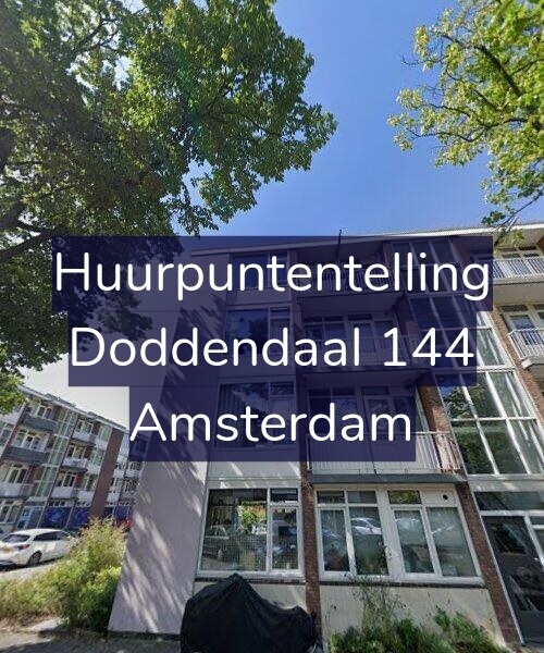 Foto gevel Huurpuntentelling voor Doddendaal 144, Amsterdam