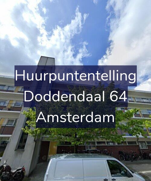 Foto gevel Huurpuntentelling voor Doddendaal 64, Amsterdam