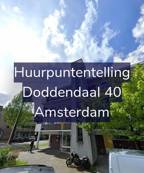 Foto gevel Huurpuntentelling voor Doddendaal 40, Amsterdam