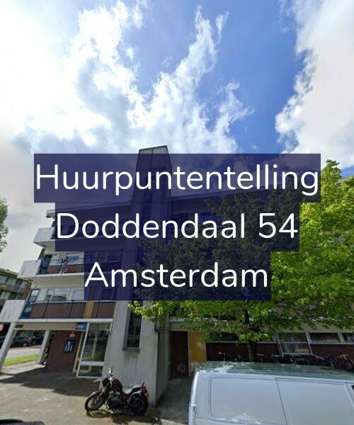 Foto gevel Huurpuntentelling voor Doddendaal 54, Amsterdam