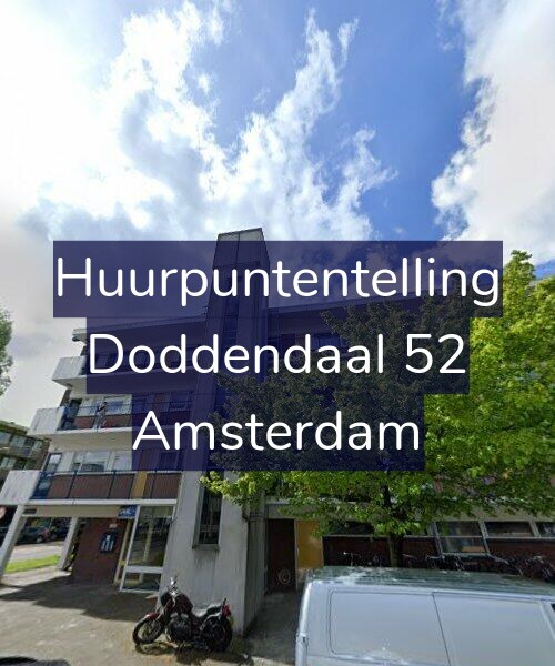 Foto gevel Huurpuntentelling voor Doddendaal 52, Amsterdam