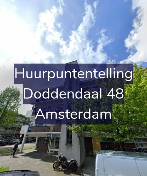 Foto gevel Huurpuntentelling voor Doddendaal 48, Amsterdam