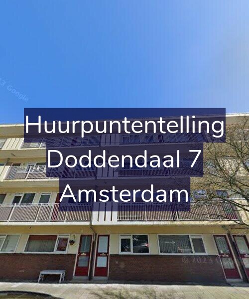 Foto gevel Huurpuntentelling voor Doddendaal 7, Amsterdam