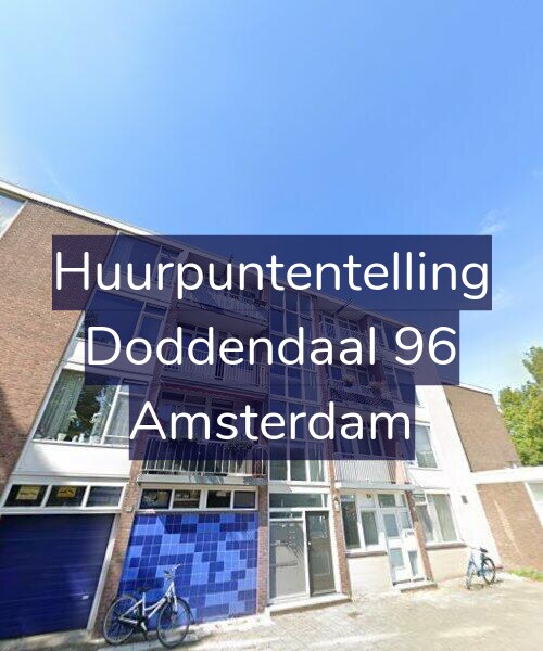 Foto gevel Huurpuntentelling voor Doddendaal 96, Amsterdam