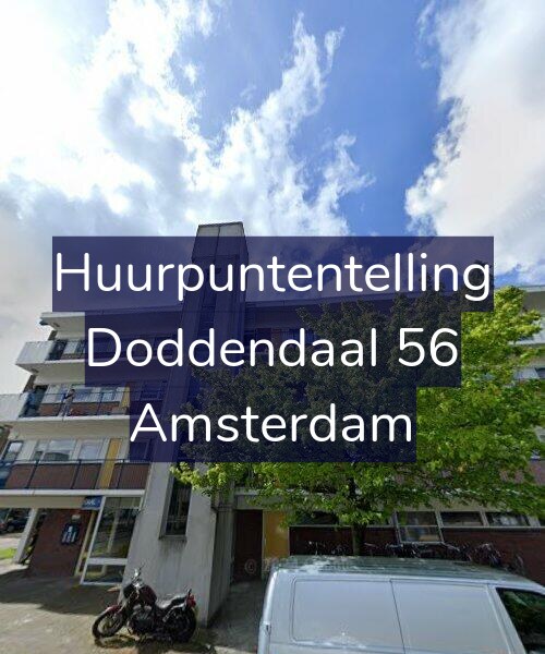 Foto gevel Huurpuntentelling voor Doddendaal 56, Amsterdam