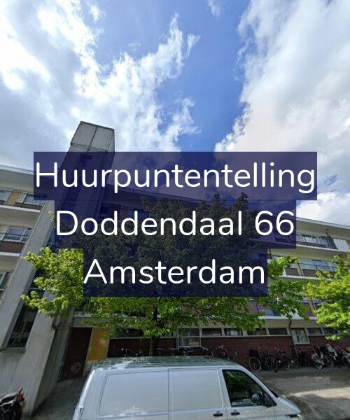 Foto gevel Huurpuntentelling voor Doddendaal 66, Amsterdam