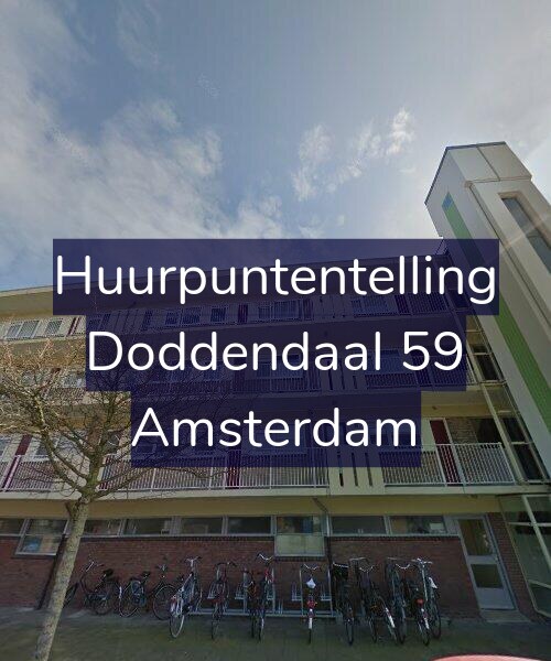 Foto gevel Huurpuntentelling voor Doddendaal 59, Amsterdam