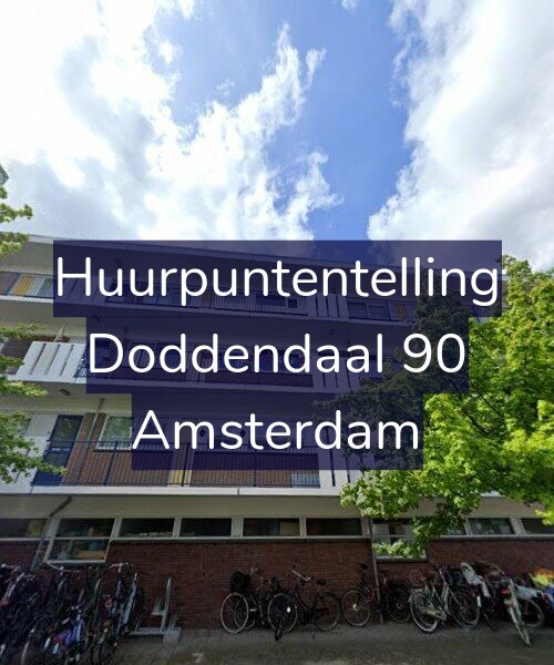Foto gevel Huurpuntentelling voor Doddendaal 90, Amsterdam