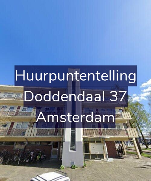 Foto gevel Huurpuntentelling voor Doddendaal 37, Amsterdam