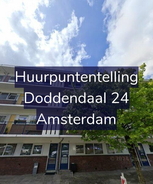 Foto gevel Huurpuntentelling voor Doddendaal 24, Amsterdam