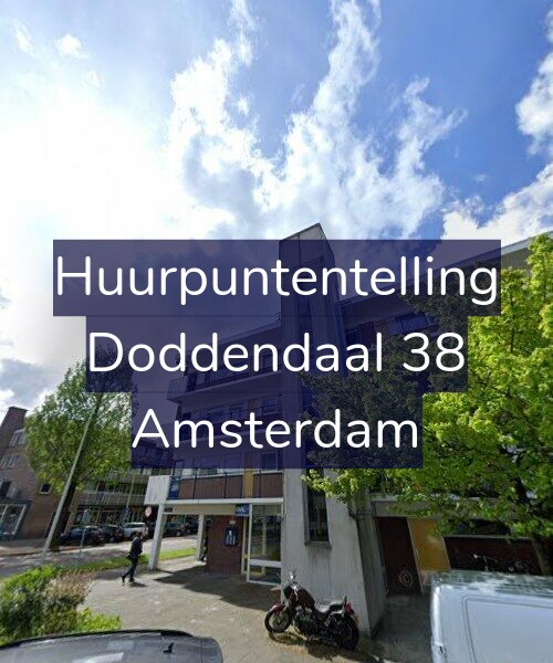 Foto gevel Huurpuntentelling voor Doddendaal 38, Amsterdam
