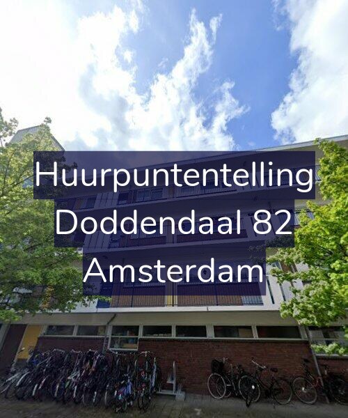 Foto gevel Huurpuntentelling voor Doddendaal 82, Amsterdam