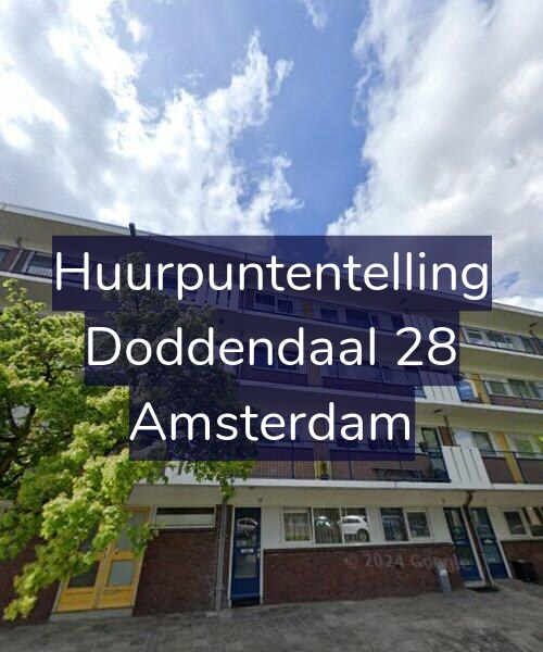 Foto gevel Huurpuntentelling voor Doddendaal 28, Amsterdam