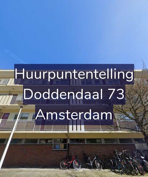 Foto gevel Huurpuntentelling voor Doddendaal 73, Amsterdam