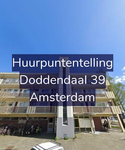 Foto gevel Huurpuntentelling voor Doddendaal 39, Amsterdam