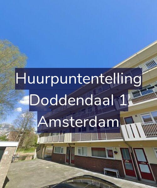 Foto gevel Huurpuntentelling voor Doddendaal 1, Amsterdam