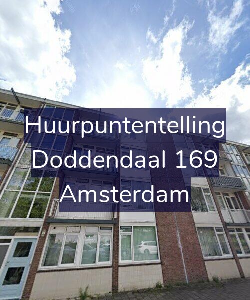 Foto gevel Huurpuntentelling voor Doddendaal 169, Amsterdam