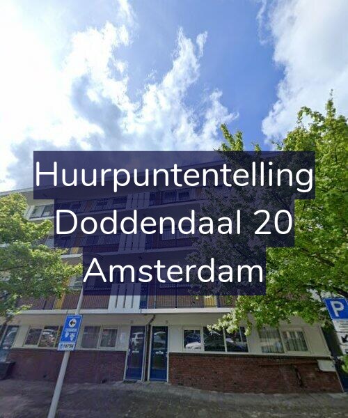 Foto gevel Huurpuntentelling voor Doddendaal 20, Amsterdam