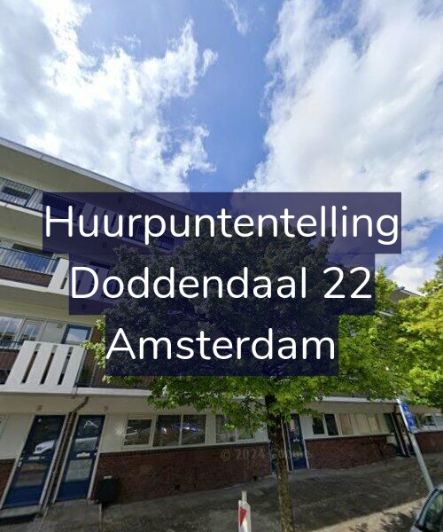 Foto gevel Huurpuntentelling voor Doddendaal 22, Amsterdam