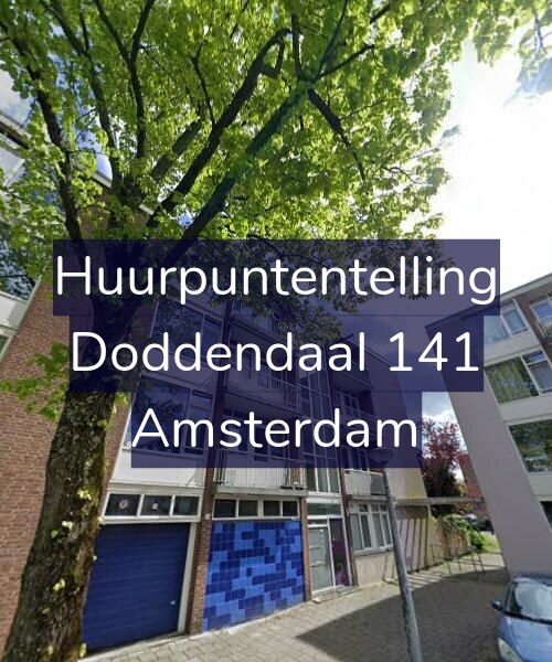 Foto gevel Huurpuntentelling voor Doddendaal 141, Amsterdam