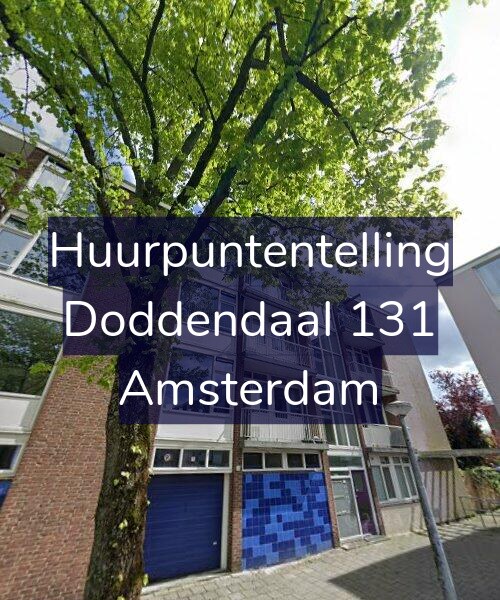 Foto gevel Huurpuntentelling voor Doddendaal 131, Amsterdam